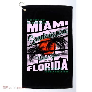 Miami Sunshine Florida Golf Towel