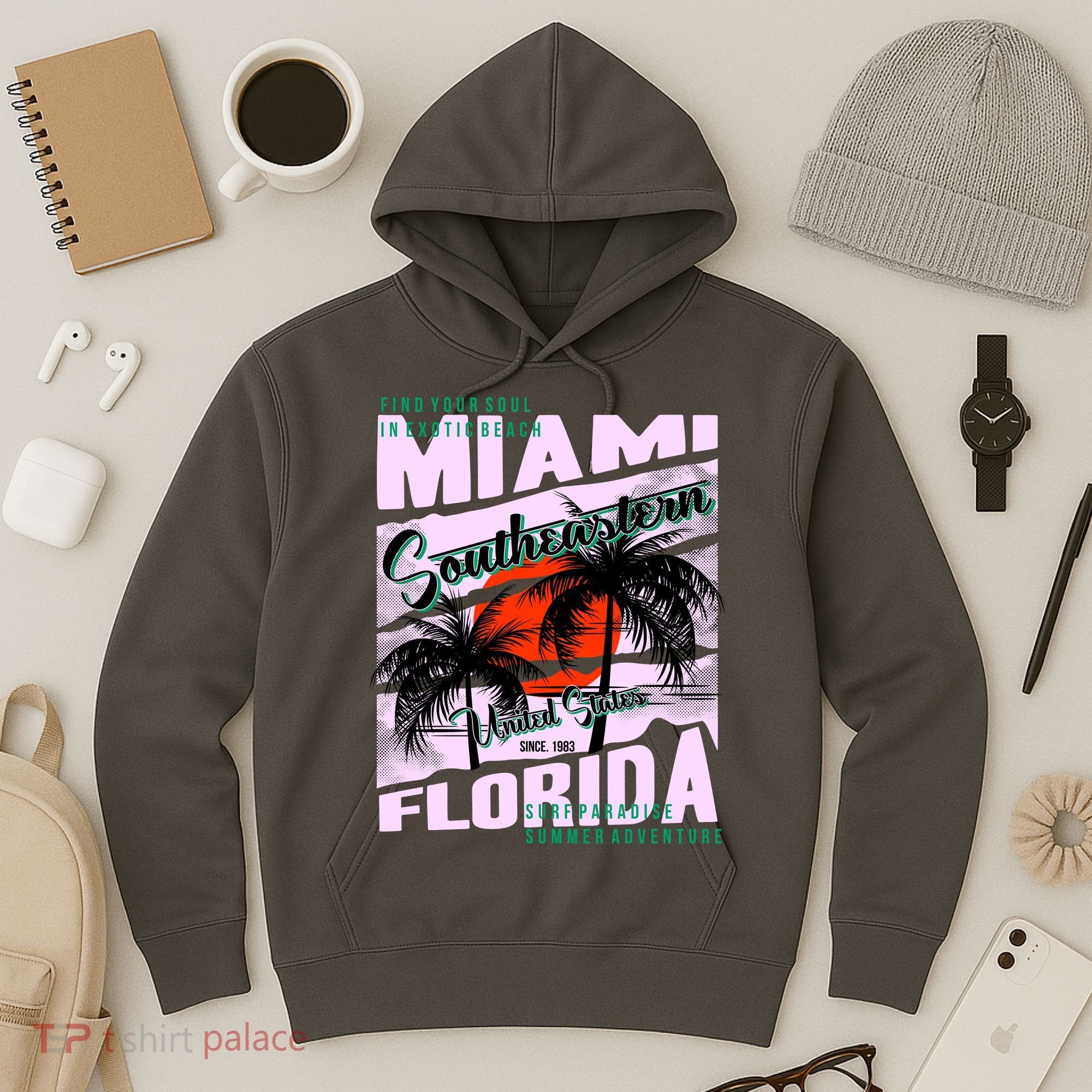 Miami Sunshine Florida Hoodie