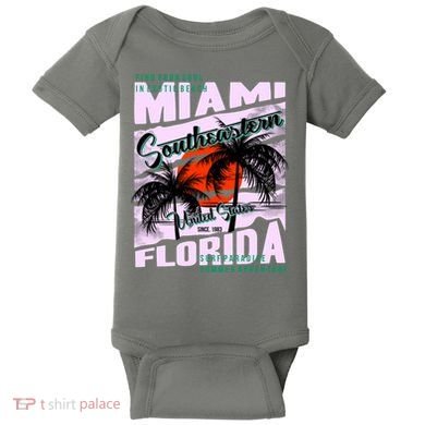 Miami Sunshine Florida Baby Bodysuit