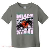 Miami Sunshine Florida Toddler T-Shirt thumb 0
