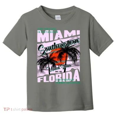 Miami Sunshine Florida Toddler T-Shirt
