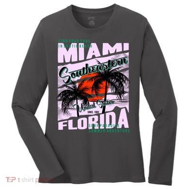 Miami Sunshine Florida Women's Long Sleeve Shirt