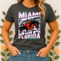 Miami Sunshine Florida Women's T-Shirt thumb 2