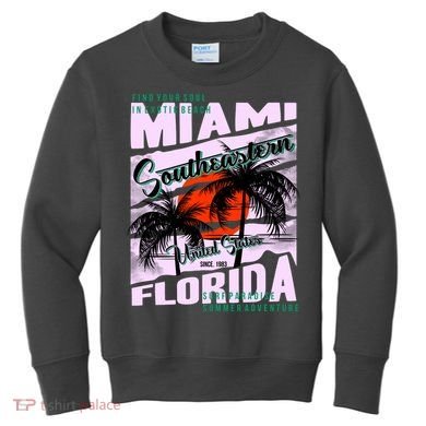 Miami Sunshine Florida Kids Sweatshirt