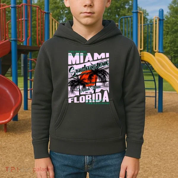 Miami Sunshine Florida Kids Hoodie
