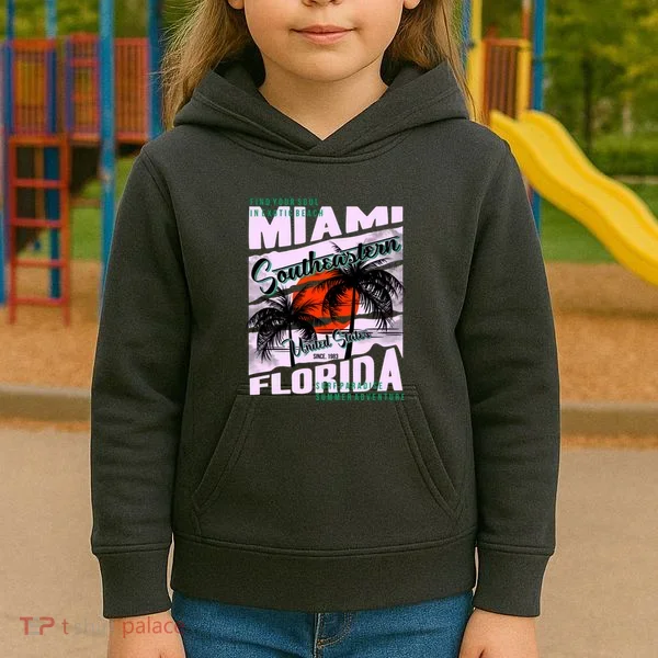 Miami Sunshine Florida Kids Hoodie