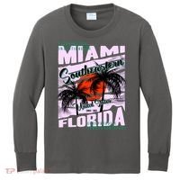 Miami Sunshine Florida Kids Long Sleeve Shirt thumb 0