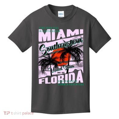 Miami Sunshine Florida Kids T-Shirt