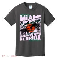 Miami Sunshine Florida Kids T-Shirt thumb 0