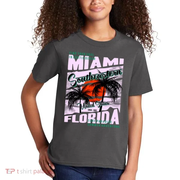 Miami Sunshine Florida Kids T-Shirt