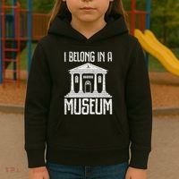 Museum I Belong In A Museum Kids Hoodie thumb 3