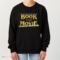 My Imagination Book My Life Movie Sarcastic Retro Book Lover Women's Sweatshirt thumb 0