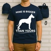 Mine Is Bigger Than Yours Great Dane Dog T-Shirt thumb 6