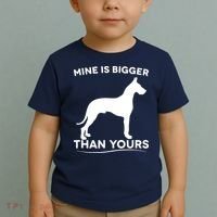 Mine Is Bigger Than Yours Great Dane Dog Toddler T-Shirt thumb 2