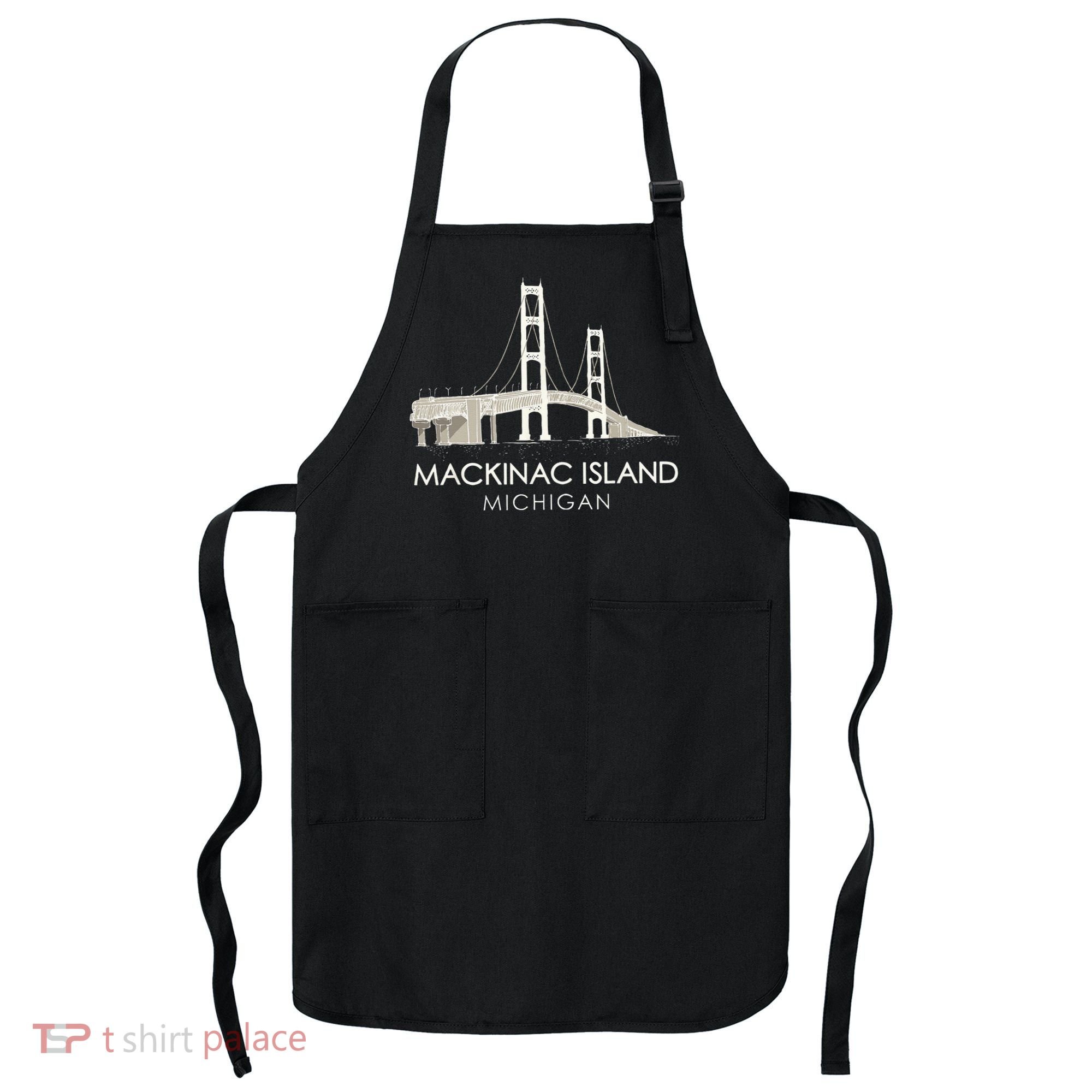 Mackinac Island Bridge Michigan Great Lakes Huron Ferry Trip Apron