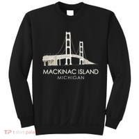 Mackinac Island Bridge Michigan Great Lakes Huron Ferry Trip Sweatshirt thumb 0