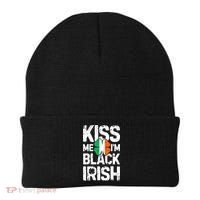 Me I'm Black Irish St Patricks Day Ireland Flag Beanie thumb 0