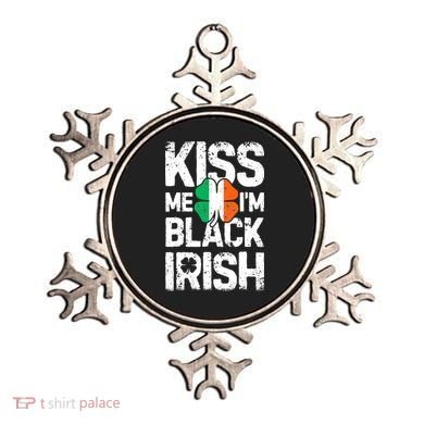 Me I'm Black Irish St Patricks Day Ireland Flag Ornament