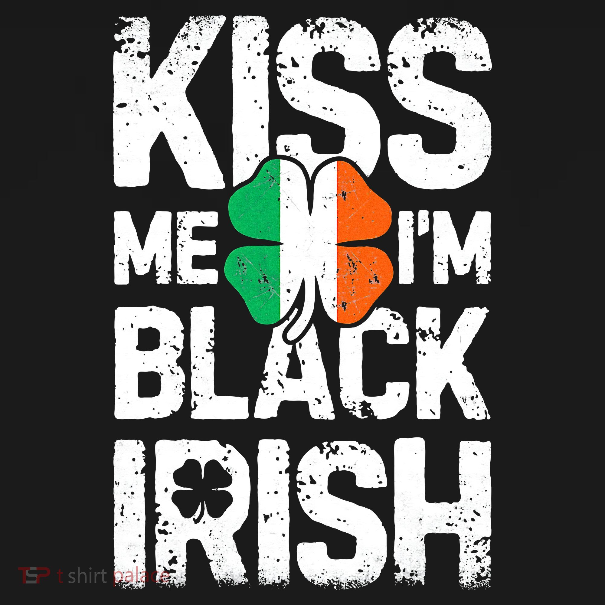 Me I'm Black Irish St Patricks Day Ireland Flag Women's Tank Top