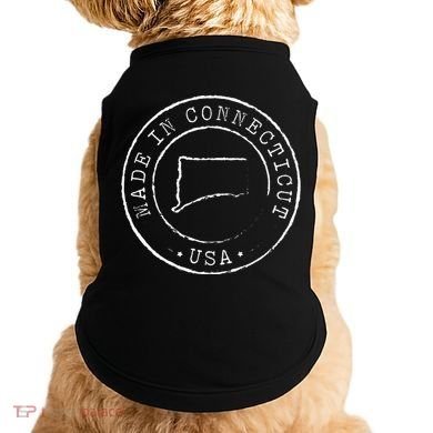 Made In Connecticut State Pride Ct Doggie Tank