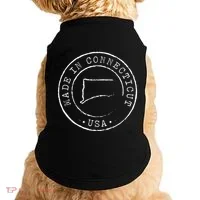 Made In Connecticut State Pride Ct Doggie Tank thumb 0