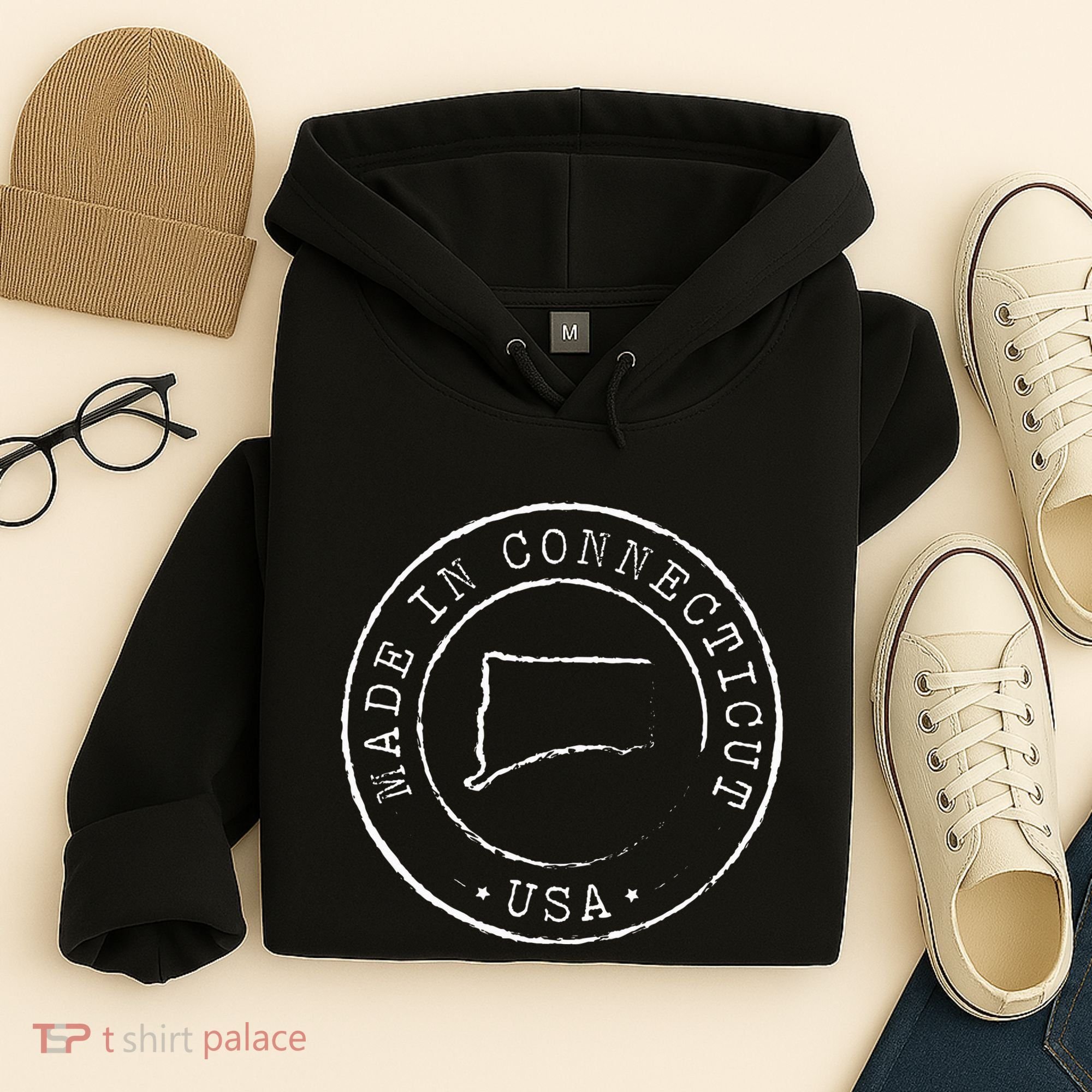 Made In Connecticut State Pride Ct Hoodie