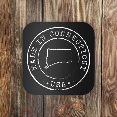 Made In Connecticut State Pride Ct Coaster