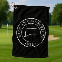 Made In Connecticut State Pride Ct Golf Towel thumb 1