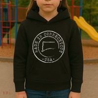Made In Connecticut State Pride Ct Kids Hoodie thumb 3