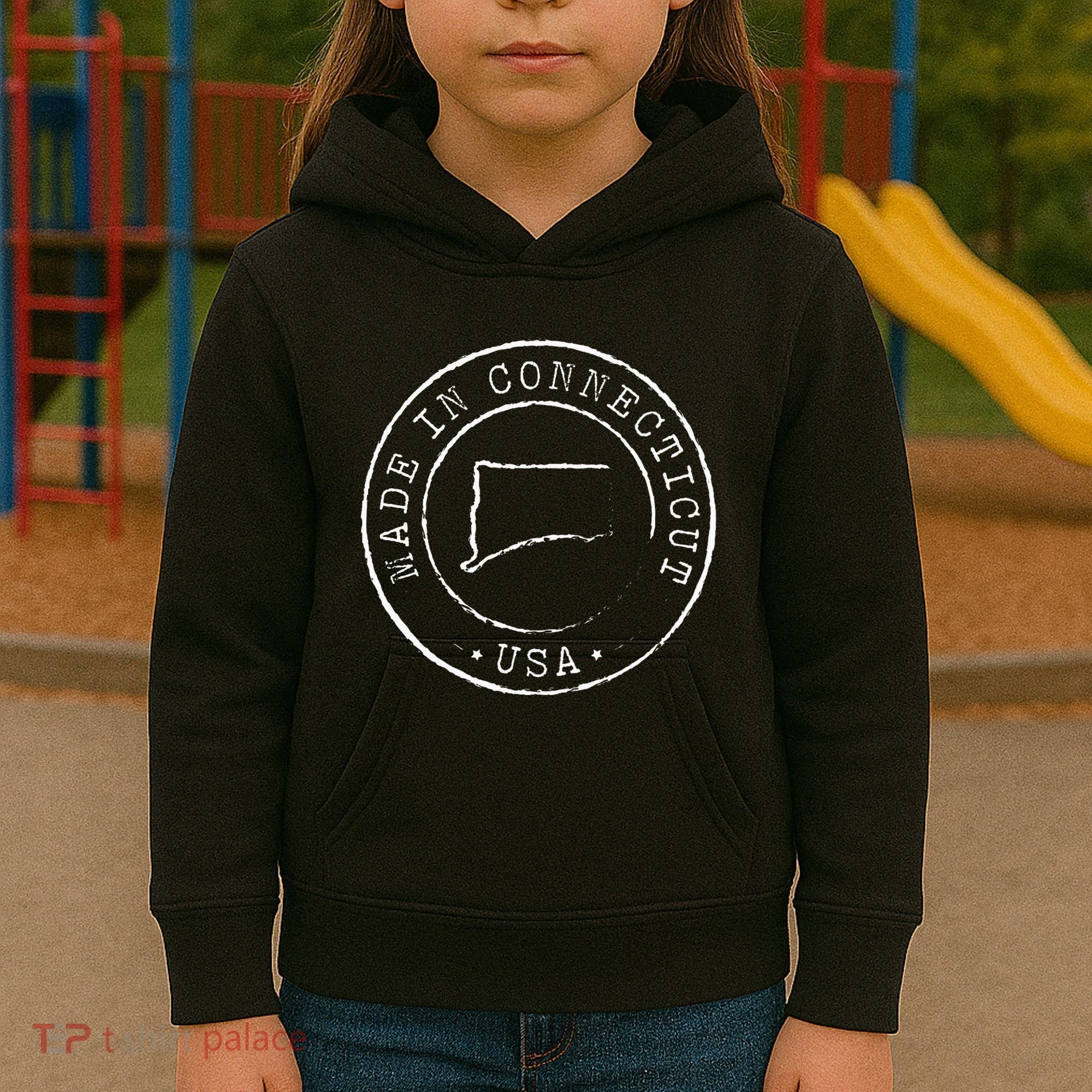 Made In Connecticut State Pride Ct Kids Hoodie