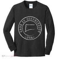 Made In Connecticut State Pride Ct Kids Long Sleeve Shirt thumb 0