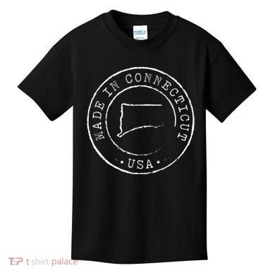 Made In Connecticut State Pride Ct Kids T-Shirt