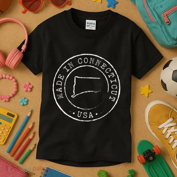 Made In Connecticut State Pride Ct Kids T-Shirt