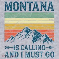 Montana Is Calling And I Must Go Women's Sweatshirt thumb 2