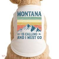 Montana Is Calling And I Must Go Doggie Tank thumb 0