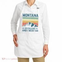 Montana Is Calling And I Must Go Apron thumb 2