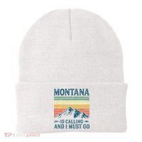 Montana Is Calling And I Must Go Beanie thumb 0