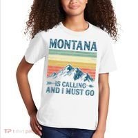 Montana Is Calling And I Must Go Kids T-Shirt thumb 2