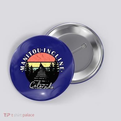 Manitou Incline Colorado Springs Button