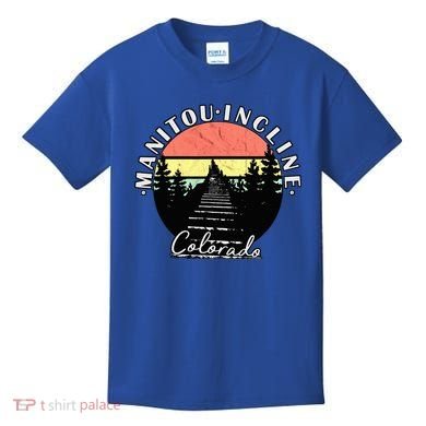 Manitou Incline Colorado Springs Kids T-Shirt