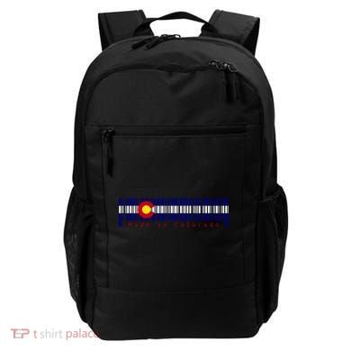 Made In Colorado Barcode Flag Backpack