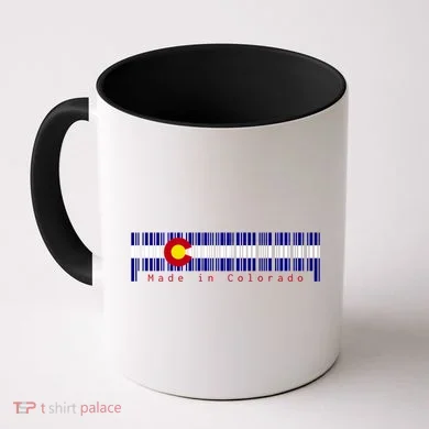 Made In Colorado Barcode Flag Coffee Mug