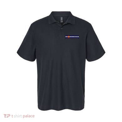 Made In Colorado Barcode Flag Polo