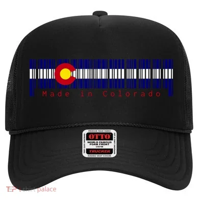 Made In Colorado Barcode Flag Hat