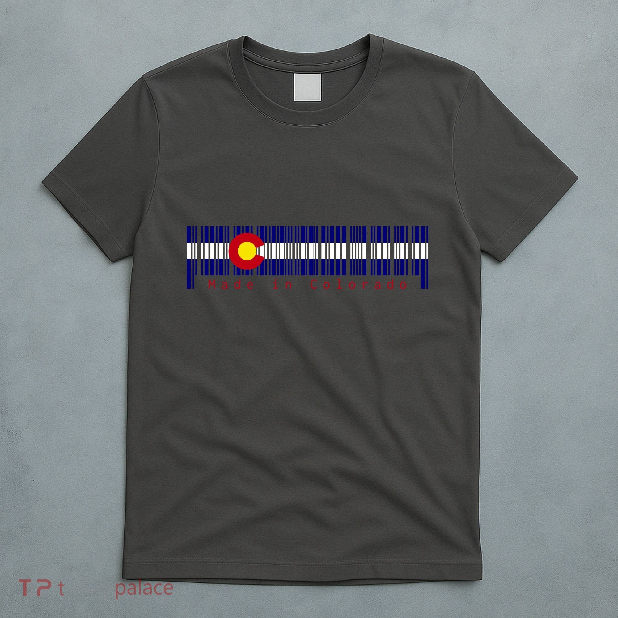 Made In Colorado Barcode Flag T-Shirt