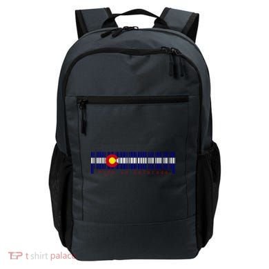 Made In Colorado Barcode Flag Backpack
