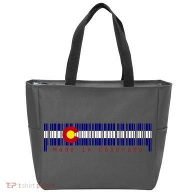 Made In Colorado Barcode Flag Tote Bag