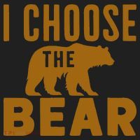 Motivational I Choose The Bear In The Woods Women's Sweatshirt thumb 2