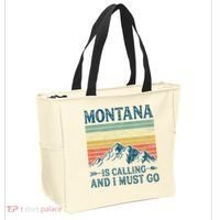 Montana Is Calling And I Must Go Tote Bag thumb 2