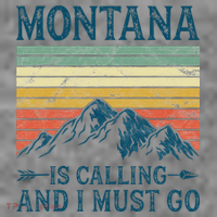 Montana Is Calling And I Must Go Toddler Hoodie thumb 2